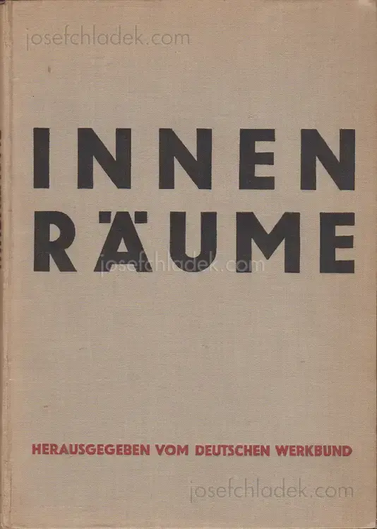 Cover of Deutscher Werkbund / Werner Gräff - Innenräume
