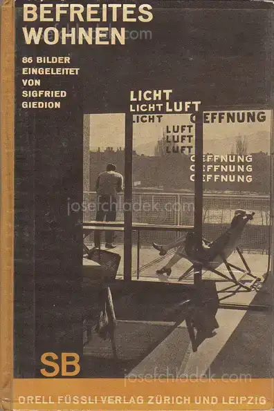 Cover of Sigfried Giedion - Befreites Wohnen