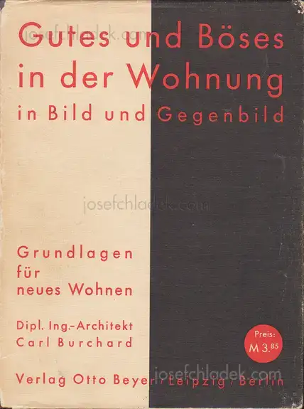 Cover of Carl Burchard - Gutes und Böses in der Wohnung in Bild und Gegenbild