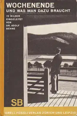 Cover of Adolf Behne - Wochenende – und was man dazu braucht