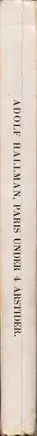 Book spine: Adolf Hallman - Paris under 4 årstider (Germaine Krull)