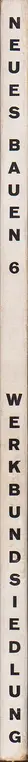 Book spine: Josef Frank - Die Internationale Werkbundsiedlung Wien 1932