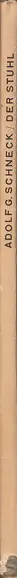 Book spine: Adolf G. Schneck - Der Stuhl
