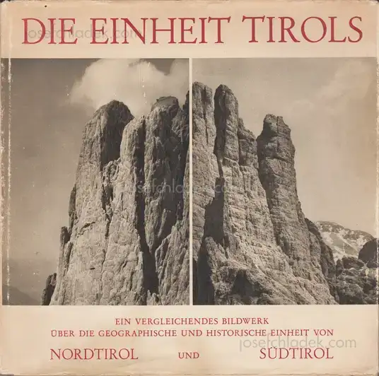 Cover of Wilhelm Angerer,  Die Einheit Tirols