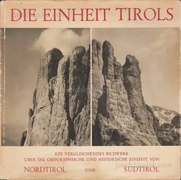 Cover of Wilhelm Angerer,  Die Einheit Tirols