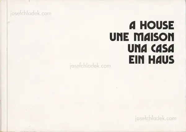 Cover of Dieter Hagenbach - A House, Une Maison, Una casa, Ein Haus