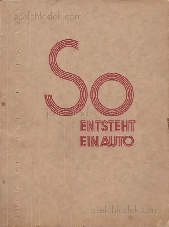 Cover of Paul Wolff - So entsteht ein Auto