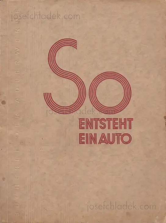 Cover of Paul Wolff - So entsteht ein Auto