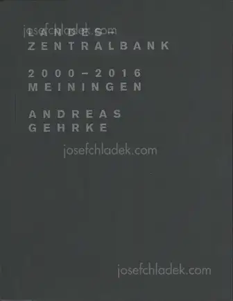 Cover of Andreas Gehrke - Landeszentralbank 2000 – 2016, Meiningen