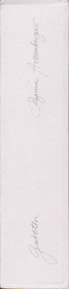 Book spine: Regina Anzenberger - Gstettn