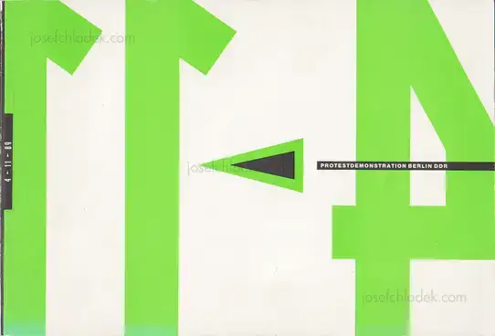 Cover of 4-11-89 Protestdemonstration Berlin DDR - Initiativ-gruppe 4.11. (Annegret Hahn, Gisela Pucher, et al.)