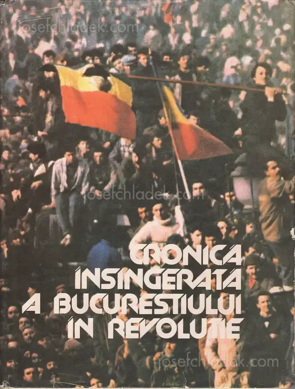 Cover of Cronica insingerata a Bucurestiului in revolutie (The Insurgent Chronicle of Bucharest in Revolution)