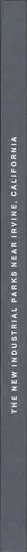 Book spine: Lewis Baltz - The New Industrial Parks Near Irvine, California - Works