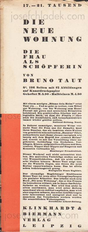  Bruno Taut Bauen. Der neue Wohnbau.