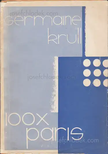 Cover of Germaine Krull  - 100 x Paris