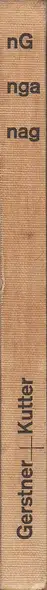 Book spine: Karl Gerstner & Markus Kutter - Die Neue Graphik - The New Graphic Art - Le Nouvel Art Graphique