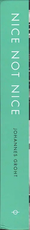 Book spine: Johannes Groht - Nice Not Nice