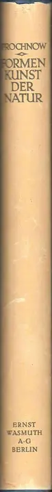 Book spine: Oskar Prochnow - Formenkunst der Natur