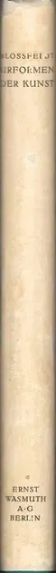 Book spine: Karl Blossfeldt - Urformen der Kunst