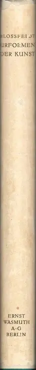 Book spine: Karl Blossfeldt - Urformen der Kunst