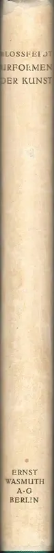 Book spine: Karl Blossfeldt - Urformen der Kunst
