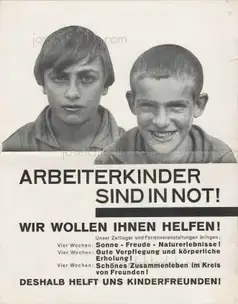 Cover of Reichsarbeitsgemeinschaft der Kinderfreunde - Arbeiterkinder sind in Not!