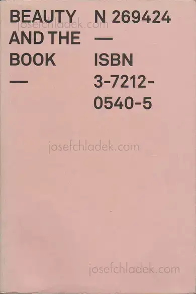 Cover of Mirjam Fischer - Beauty And the Book: 60 Years of the Most Beautiful Swiss Books