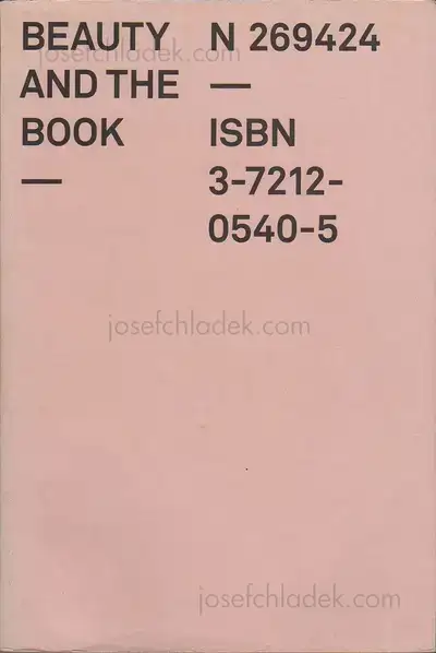 Cover of Mirjam Fischer - Beauty And the Book: 60 Years of the Most Beautiful Swiss Books