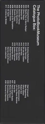 Markus Schaden & Frederic Lezmi - The PhotoBookMuseum Catalogue Box