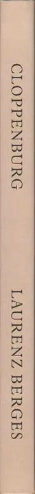 Book spine: Laurenz Berges - Cloppenburg