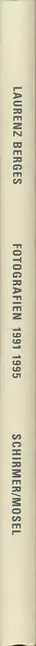 Book spine: Laurenz Berges - Fotografien 1991–1995
