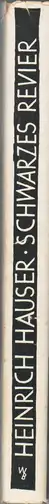 Book spine: Heinrich Hauser - Schwarzes Revier