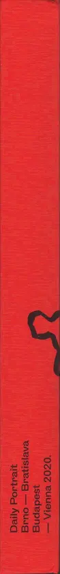 Book spine: Martin Gabriel Pavel - Daily Portrait Brno — Bratislava — Budapest — Vienna 2020