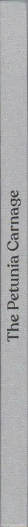 Book spine: Klaus Pichler - The Petunia Carnage