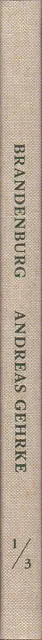 Book spine: Andreas Gehrke - Brandenburg