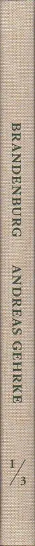 Book spine: Andreas Gehrke - Brandenburg