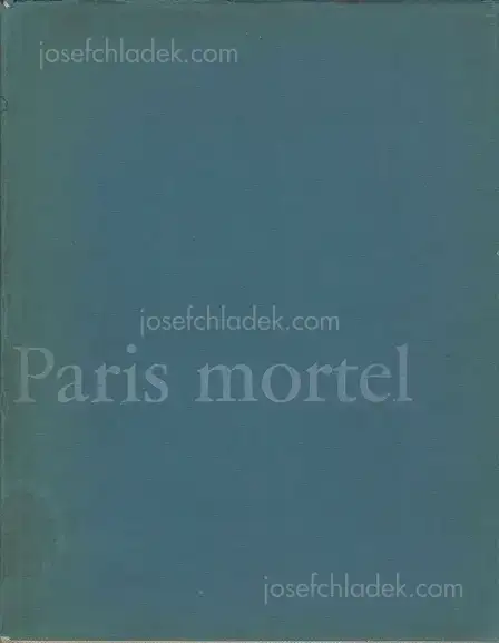 Cover of Joan van der Keuken - Paris Mortel