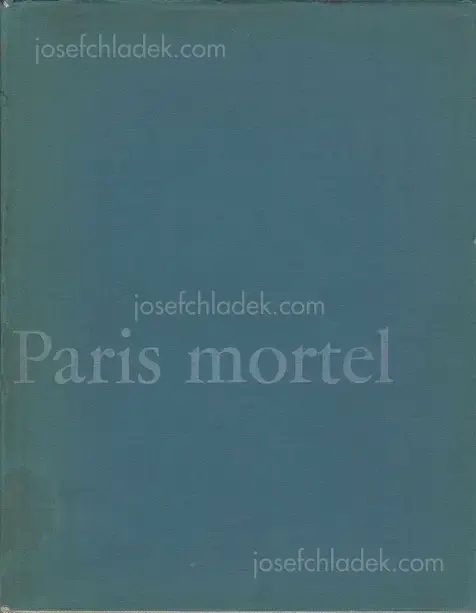 Cover of Joan van der Keuken - Paris Mortel