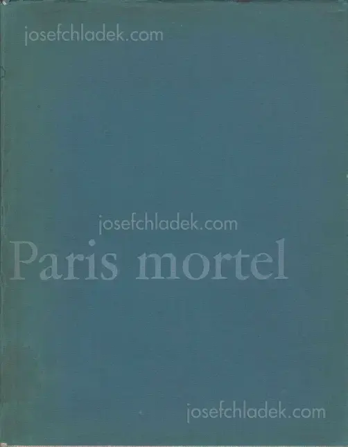 Cover of Joan van der Keuken - Paris Mortel