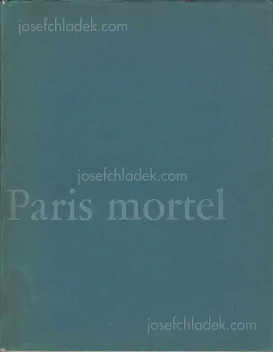 Cover of Joan van der Keuken - Paris Mortel