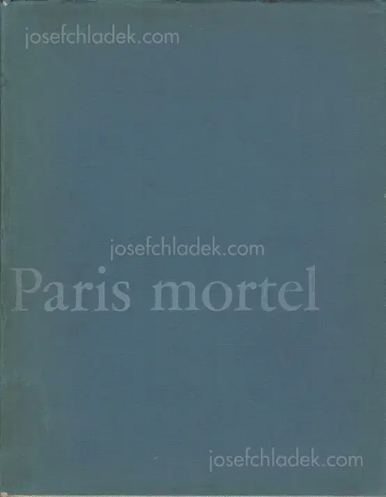 Cover of Joan van der Keuken - Paris Mortel