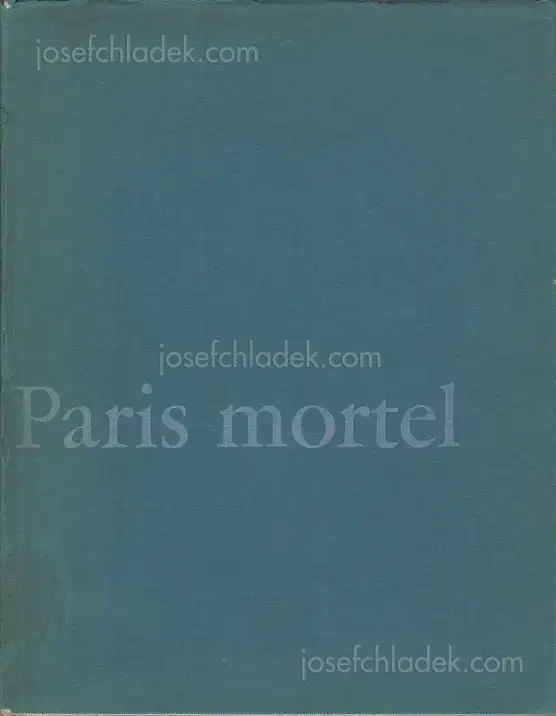 Cover of Joan van der Keuken - Paris Mortel