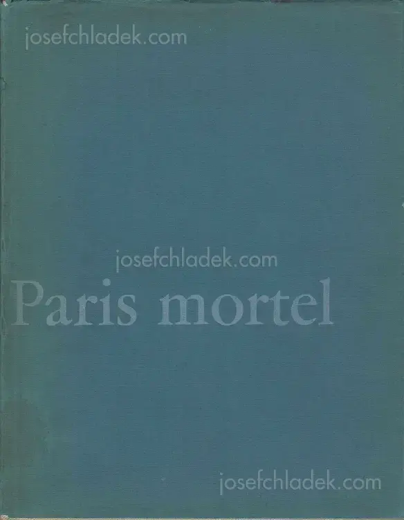 Cover of Joan van der Keuken - Paris Mortel