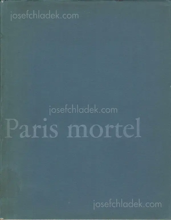 Cover of Joan van der Keuken - Paris Mortel