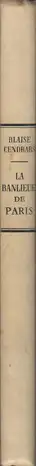 Book spine: Robert Doisneau and Blaise Cendrars - La banlieue de Paris