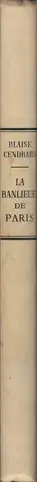 Book spine: Robert Doisneau and Blaise Cendrars - La banlieue de Paris