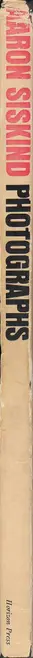 Book spine: Aaron Siskind - Photographs