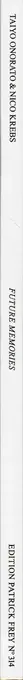 Book spine: Taiyo Onorato / Nico Krebs - Future Memories