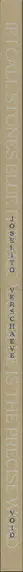 Book spine: Joselito Verschaeve - If I call stones blue it is because blue is the precise word
