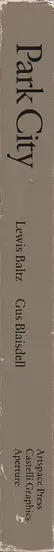 Book spine: Lewis Baltz - Park City